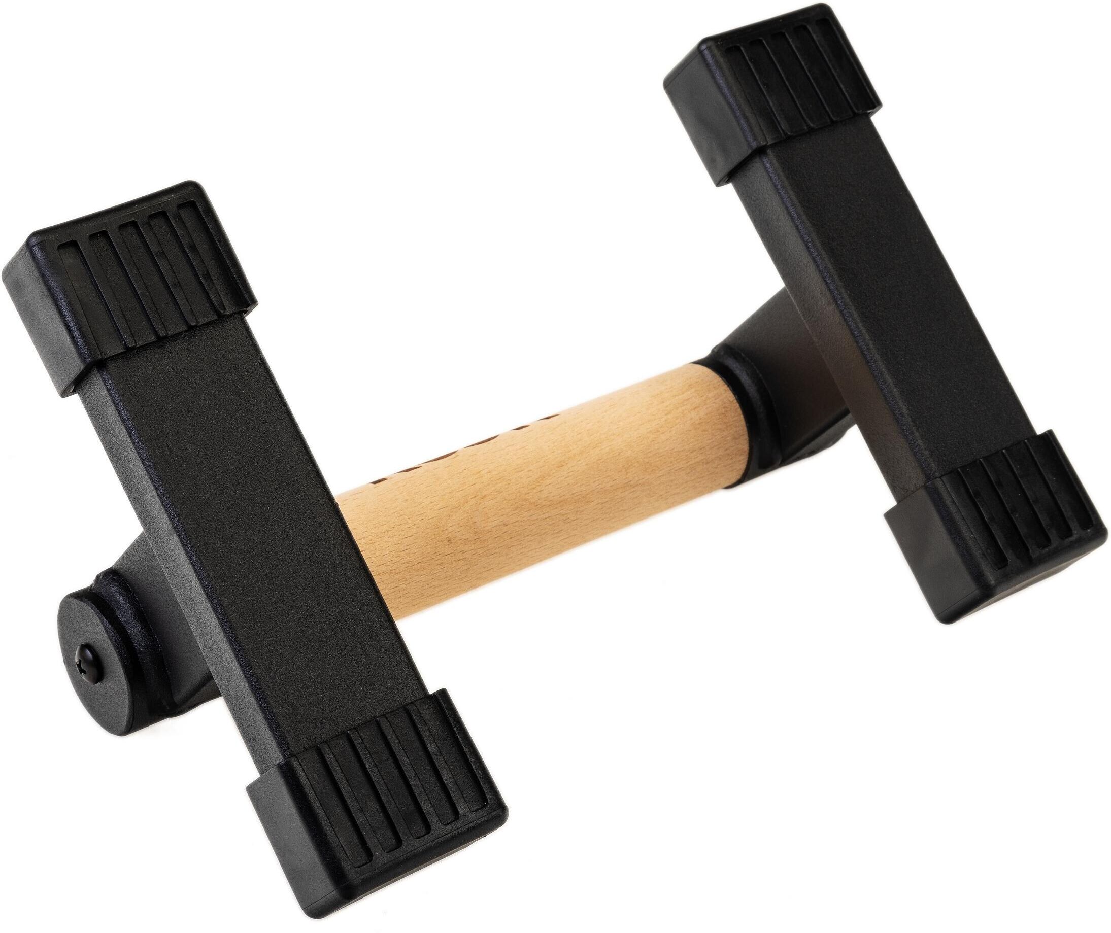 Liegestützgriffe KOOR "24 cm", braun (hellbraun), LiegestützgriffeB:24cm H:10cm L:16cm, Stahl, Liegestützgriffe, B:24cm H:10cm L:16cm hellbraun Einheitsgröße