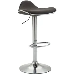 CLP Barhocker Shanghai Stoff chrom   Farbe: dunkelgrau, Gestell Farbe: chrom
