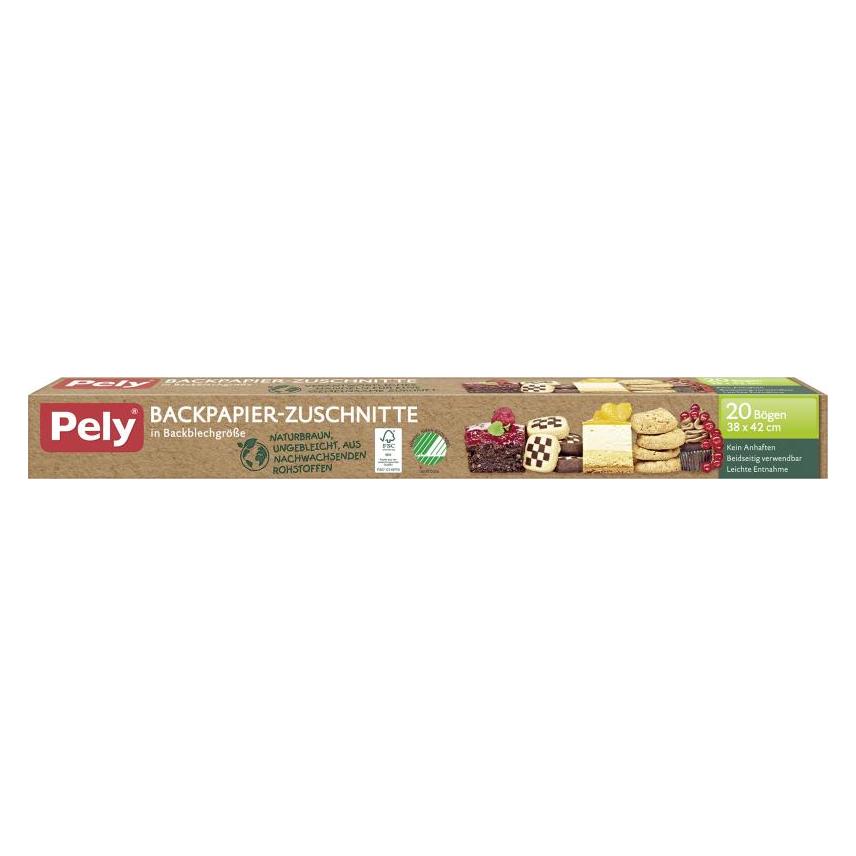 Pely Backpapier B&S 20 Bögen (PELY)