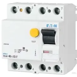 Eaton 187420 FI-Schalter, 25A, 4p, 300mA, Typ G/F FRCMM-25/4/03-G/F