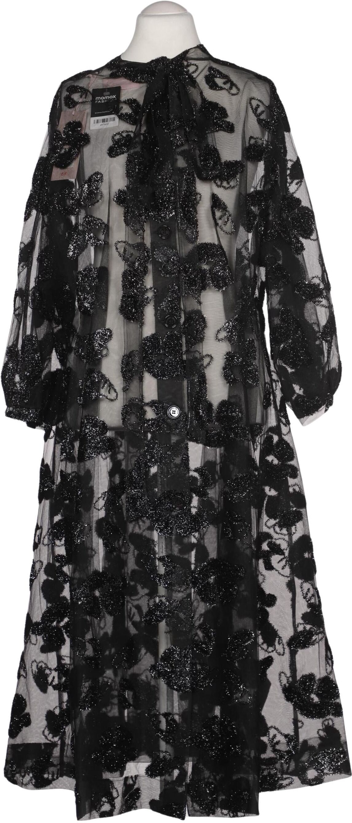 Simone Rocha x H&M Damen Kleid, Schwarz, Gr. S, Synthetik - Second Hand