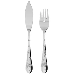 Villeroy & Boch Toy's Delight Fischbesteck Set 2tlg, Besteck, Silber