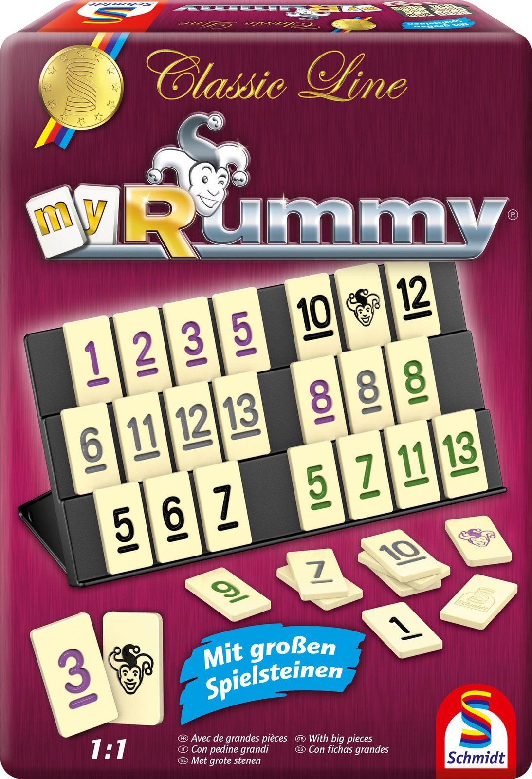 Schmidt Spiele MyRummy Classic Line spel voor het hele gezin