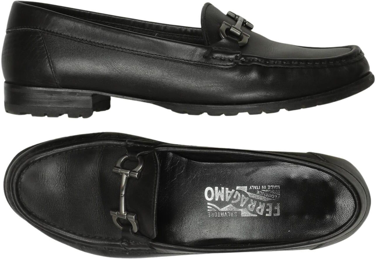 Salvatore Ferragamo Damen Halbschuh, Schwarz, Gr. EU 36.5, kein / Etikett - Second Hand