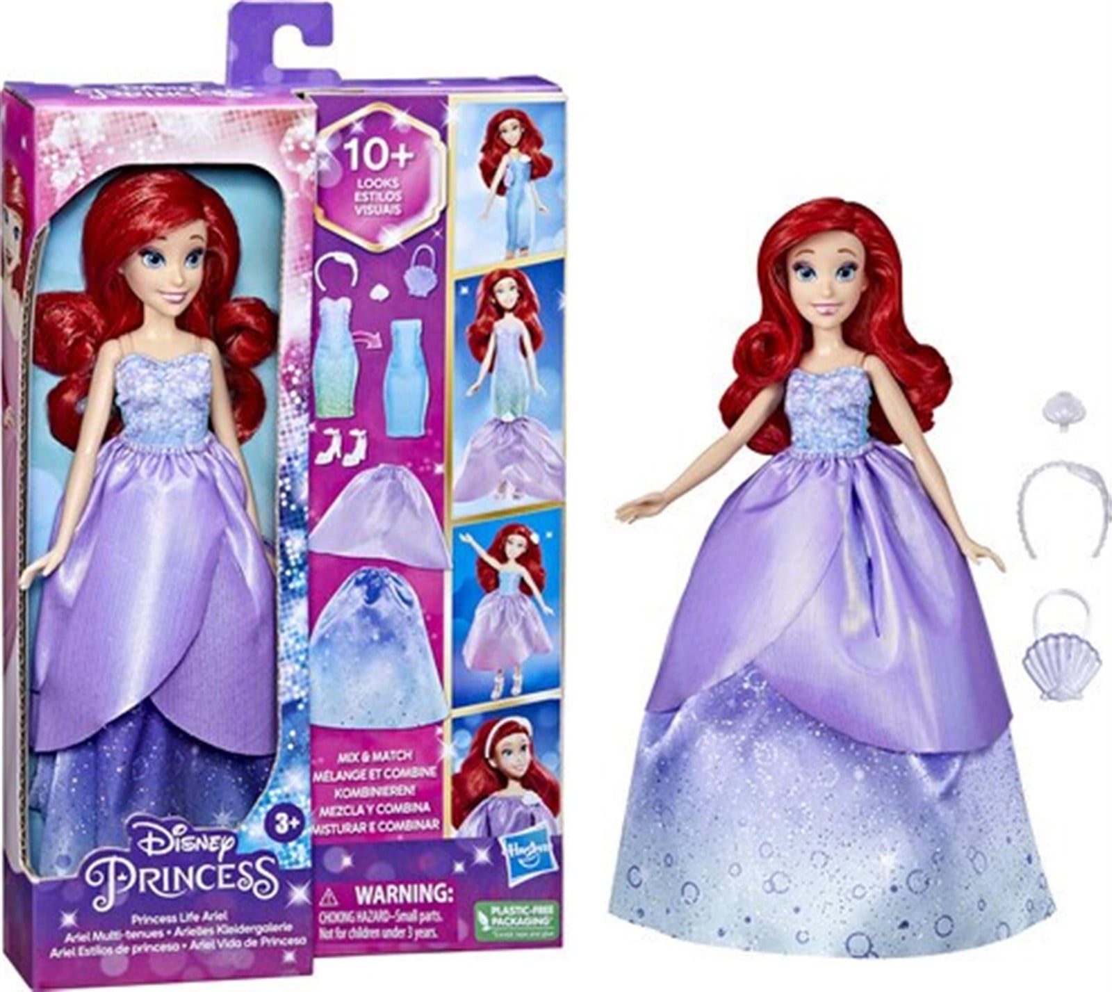 Hasbro Disney Prinses F46245X0 Modepop voor Meisjes Meerkleurig