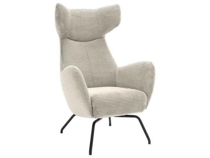 Lomoco Ohrensessel, Naturfarben, Metall, 79x117x82 cm, Blauer Engel, Goldenes M, Dgm, Lederauswahl, Stoffauswahl, Wohnzimmer, Sessel, Sessel