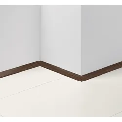 Parador Leisten Sockelleiste Dekorfolie Walnuss Dekor D001 Viertelstab 2200x14x20 mm
