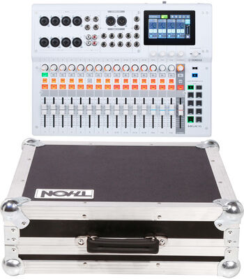 Yamaha MGX16 WH Case Bundle blanc