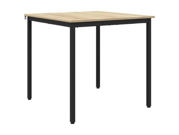 Makastle Esstische 80 x 80 x 75 cm Holzwerkstoff Sonoma-Eiche