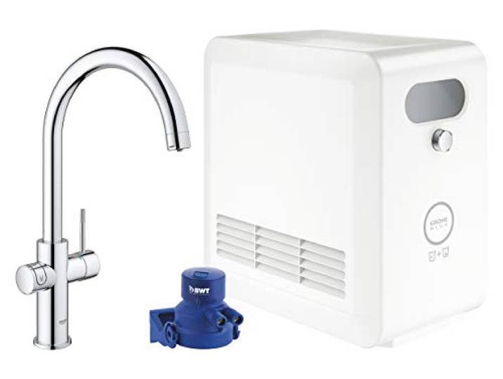 Grohe Blue Professionnel Mitigeur Évier avec Système de Filtration de l’Eau Bec C 31323002 (Import Allemagne)