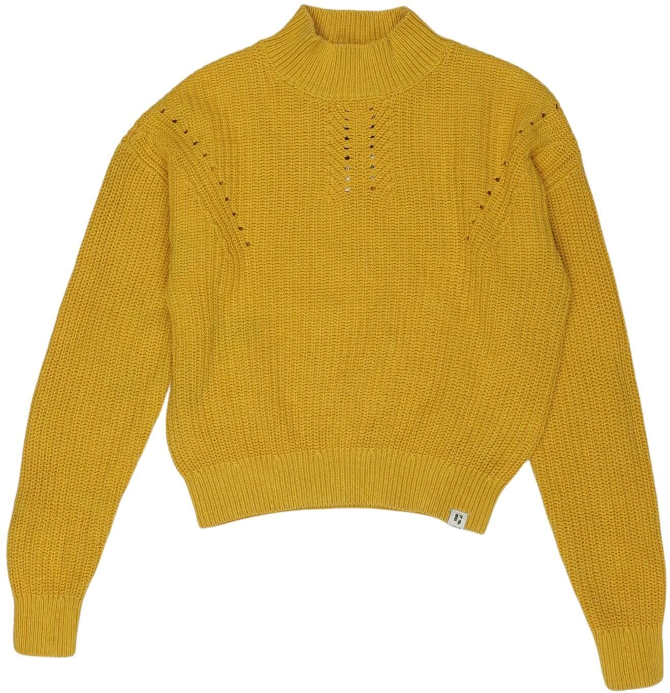 Garcia Mädchen Pullover, Gelb, Gr. EU 140, Baumwolle / Synthetik - Second Hand