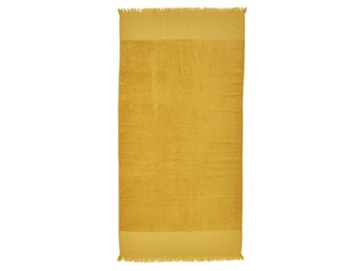 done. Hamamtuch Caprice 100% Reine Baumwolle Sauna Wellness leichtes Badetuch mit Fransen Uni 95 cm x 180 cm Gold