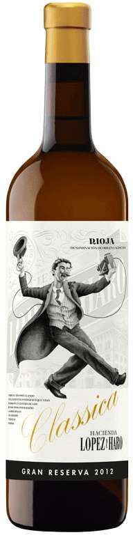 Classica López de Haro Gran Reserva Blanco 2014 - Vino blanco excepcional de Hacienda López de Haro