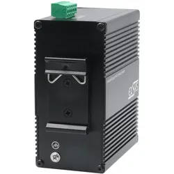 Exsys Industr. Mini PoE-Switch 10x 1 Gbps (10 Ports), Netzwerk Switch, Schwarz