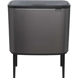 Brabantia Bo Touch, Abfalleimer, Silber