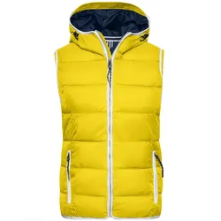 Damen Maritime Weste "JN1075" - L - sun-yellow/white