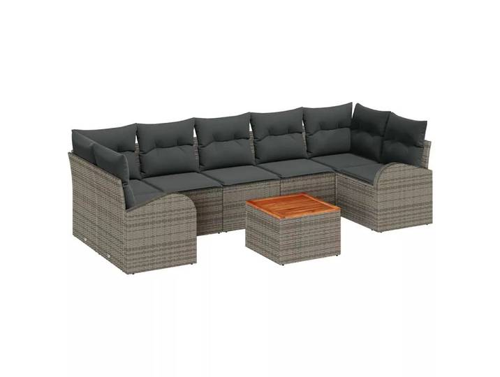 VidaXL - Outdoor-sitzplätze poly-rattan, One Size, Grau