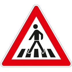 Moravia, Sicherheitskennzeichnung, PROline-thermo Bodenmarkierung Symbol "Fussgängerüberweg"