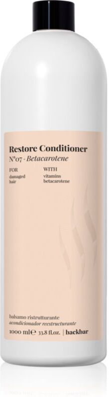 FarmaVita Backbar Restore après-shampoing régénérateur en profondeur pour cheveux secs et abîmés 1000 ml