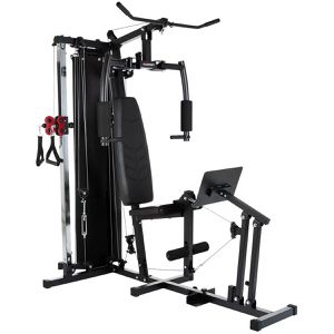Hammer-Sport Kraftstation Ferrum TX3, mit Gewichtsblock, Beinpresse, Curl-Pult, Lat- & Kabelzug, Trainingsgewicht 80kg