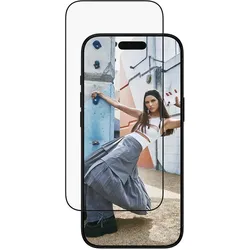 SAFE. by PanzerGlass® Displayschutz mit schwarzem Rahmen für iPhone Air