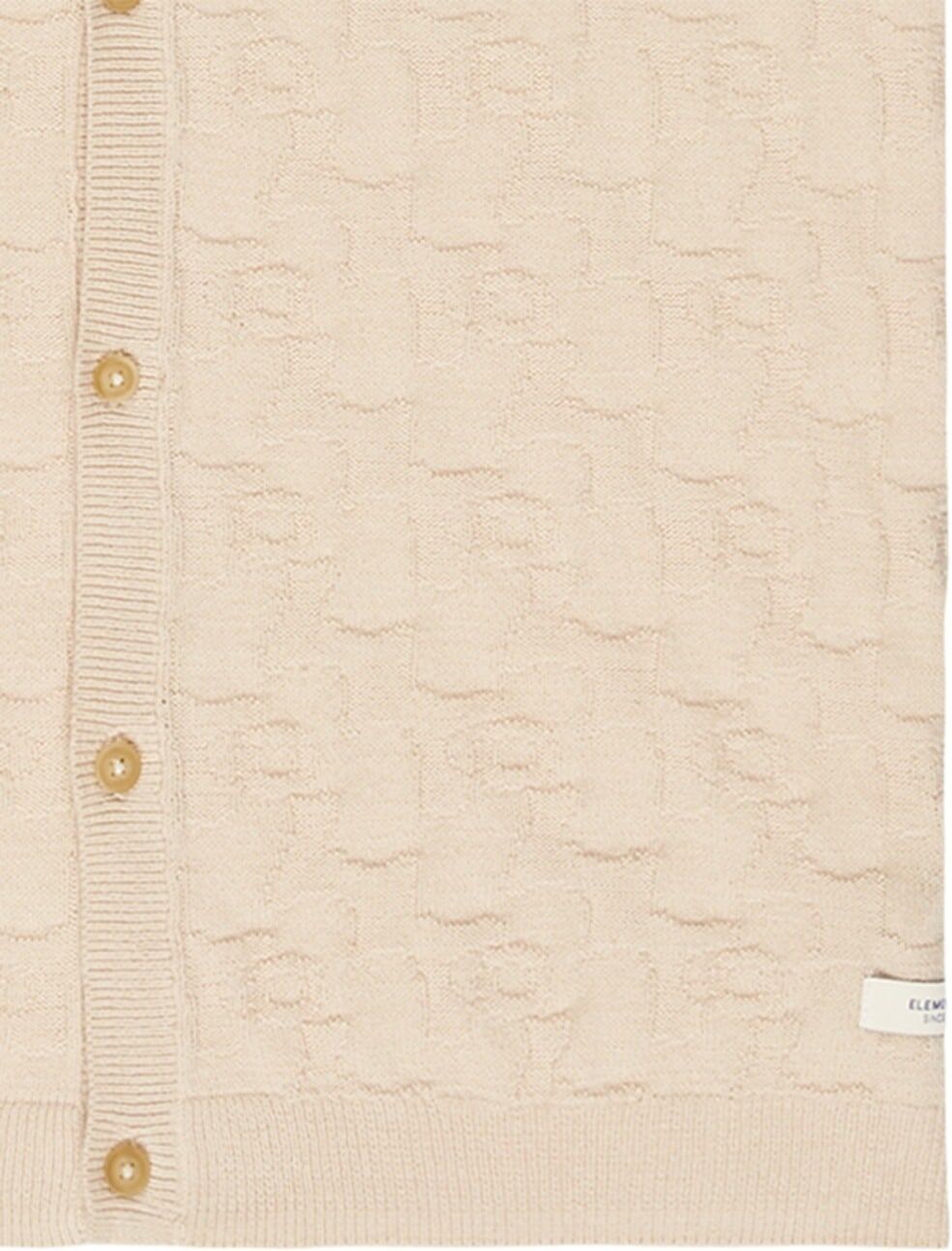 Poloshirt ELEMENT "Sight Textured", Herren, Gr. L, beige (oat milk), Obermaterial: 60% Baumwolle, 40% Polyester., Shirts Poloshirt oat milk L