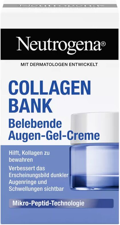 Neutrogena - Collagen Bank Belebende Augen-Gel-Crème, 15 ml