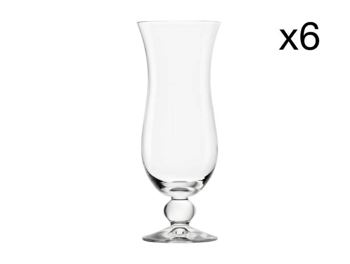 Lot de 6 Verres à Cocktail en Cristallin, transparent, 48 cl