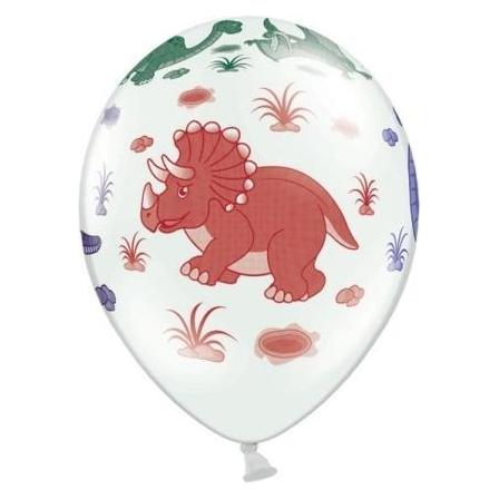Partydeco Dinosaurier-Ballons - 6 Stück (6x) (PARX1456)