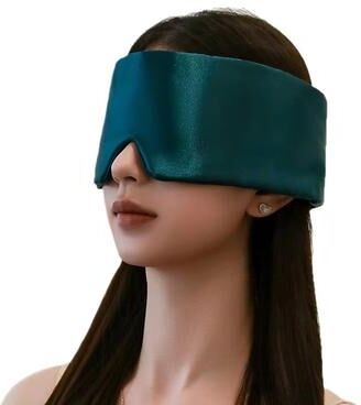Inspired Finds Soft Padded Sleep Mask For Sleeping Travel And Relaxation green