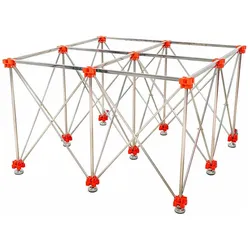 Rubi, Werkbank + Arbeitsbock, Arbeitstisch 120 x 120 x 75 cm (120 cm, 120 cm)
