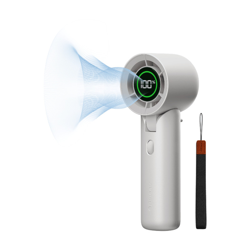 Blueair AlwaysCool draagbare handventilator F7 wit met 32 uur batterijduur en USB-C oplaadbaar