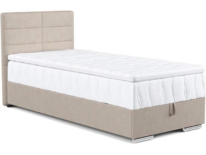 Kastenbett BEN II beige 90x200cm weich