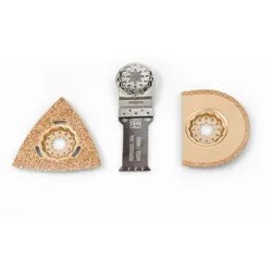 Fein Combo Starlock Tile Working SLP 3tlg 35222967070 Sanitär Fliesen