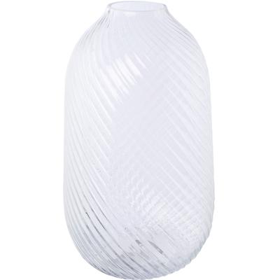 Tischvase HOME AFFAIRE "Marenne", transparent, H:34cm Ø:20cm, Glas, Vasen, aus Glas, mit wunderschönem Schliff