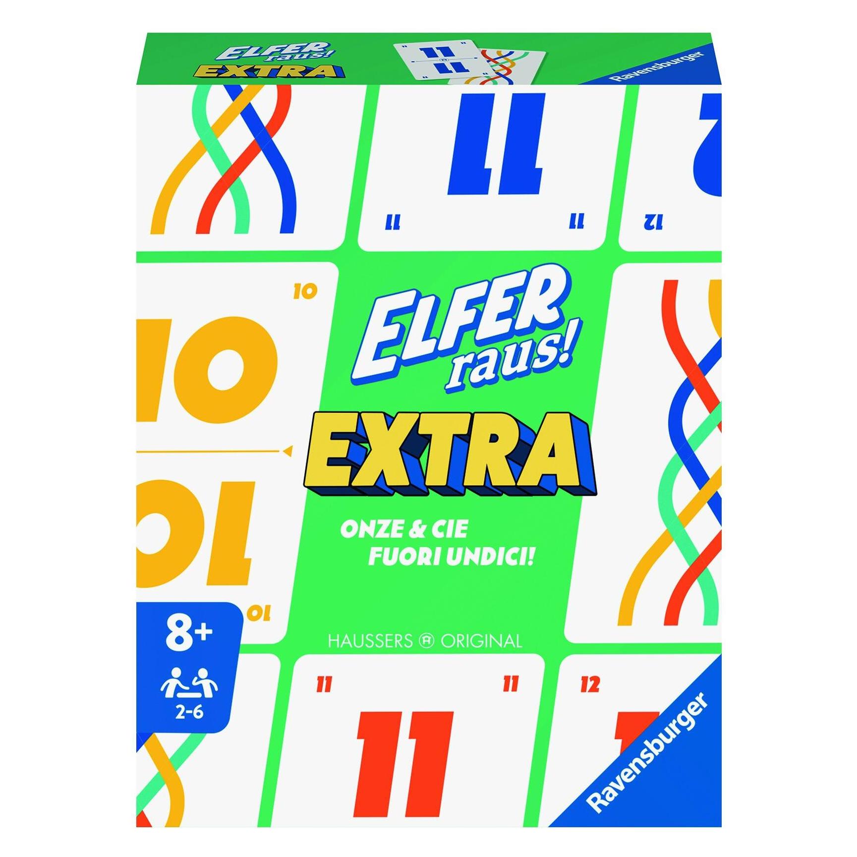 Ravensburger Elfer raus. Extra (Deutsch, Französisch, Italienisch, 2 - 6 Spieler) (20946)