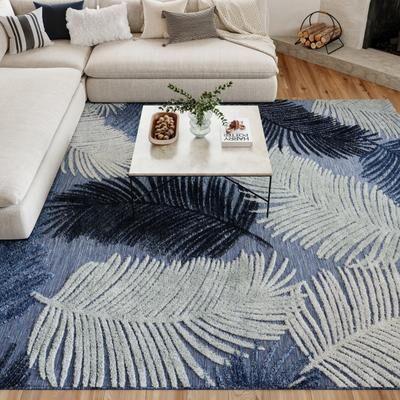 Nourison Suncoast Indoor/Outdoor Nature Area Rug.