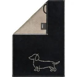 CaWö Gästetuch Companion 30 x 50 cm Baumwolle Schwarz