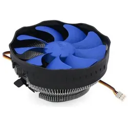 Pccooler E121-V2 Top Blow (70 mm), CPU Kühler, Schwarz, Blau