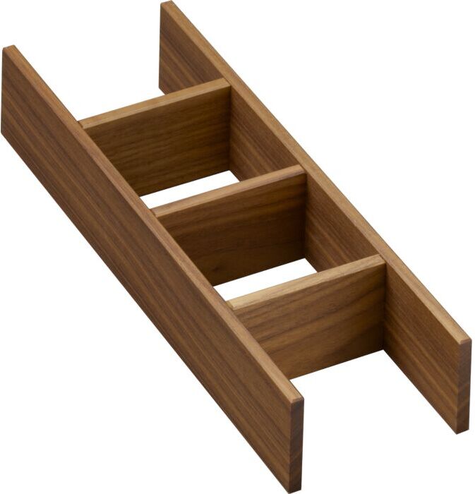 Hansgrohe IntraStoris Inneneinteilung 54227630 für Schubkasten, Modul, 115x320mm, Nussbaum dunkel