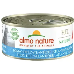 Almo Nature HFC Natural 150g Dose Katzennassfutter 24 x 150 Gramm Atlantikthunfisch