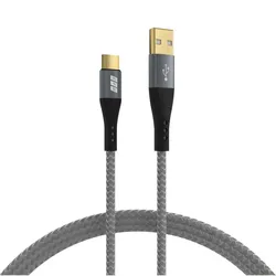 EFB Elektronik USB-AC-00004 USB Kabel USB 2.0 3 m USB A USB C 0,48 Gbit/s 60 W Schwarz, Grau