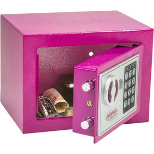 Phoenix Tresor Home/Office SS0721EP, pink, 17 x 23 cm, mit Elektronikschloss, 3 kg