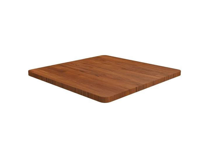vidaXL Tischplatte vidaXL Tischplatte Quadratisch Dunkelbraun 60x60x2,5cm Eiche Behandelt