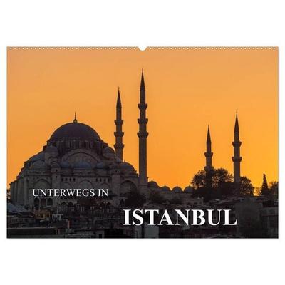 Unterwegs in Istanbul (Wandkalender 2027 DIN A2 quer), CALVENDO Monatskalender