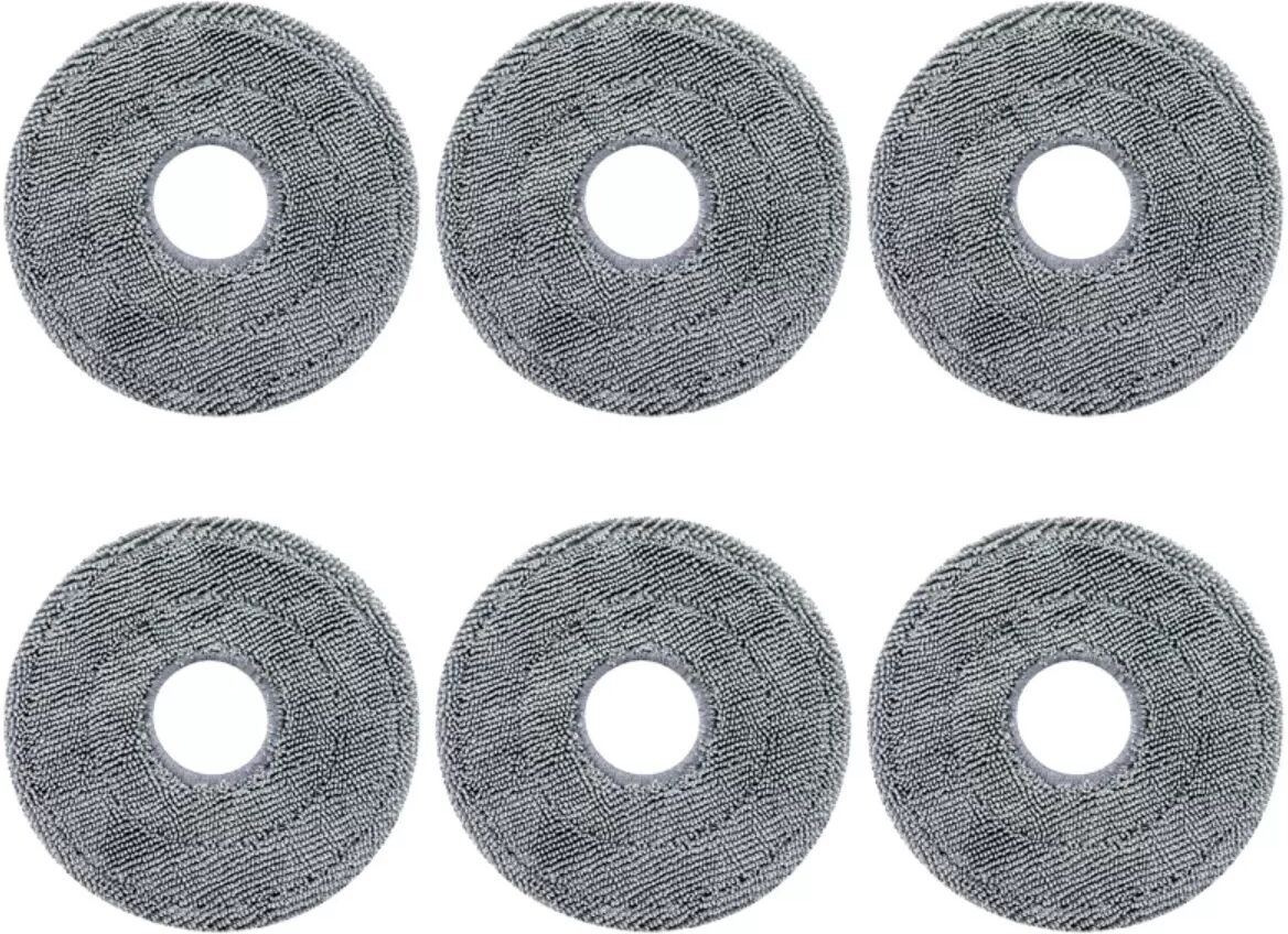INF Mopp-Tücher 6er-Pack kompatibel mit Roborock P10/P20 Ultra/P20 Plus/P20 Ultra Plus/G20S/G30S – Polyester+Nylon+Faser