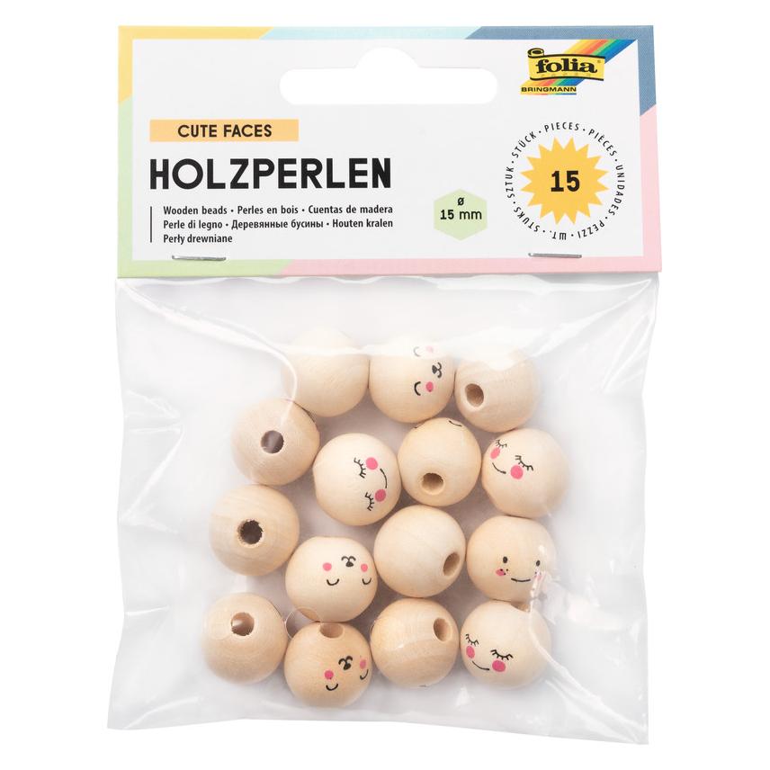 Folia Holzperlen Print (22981)