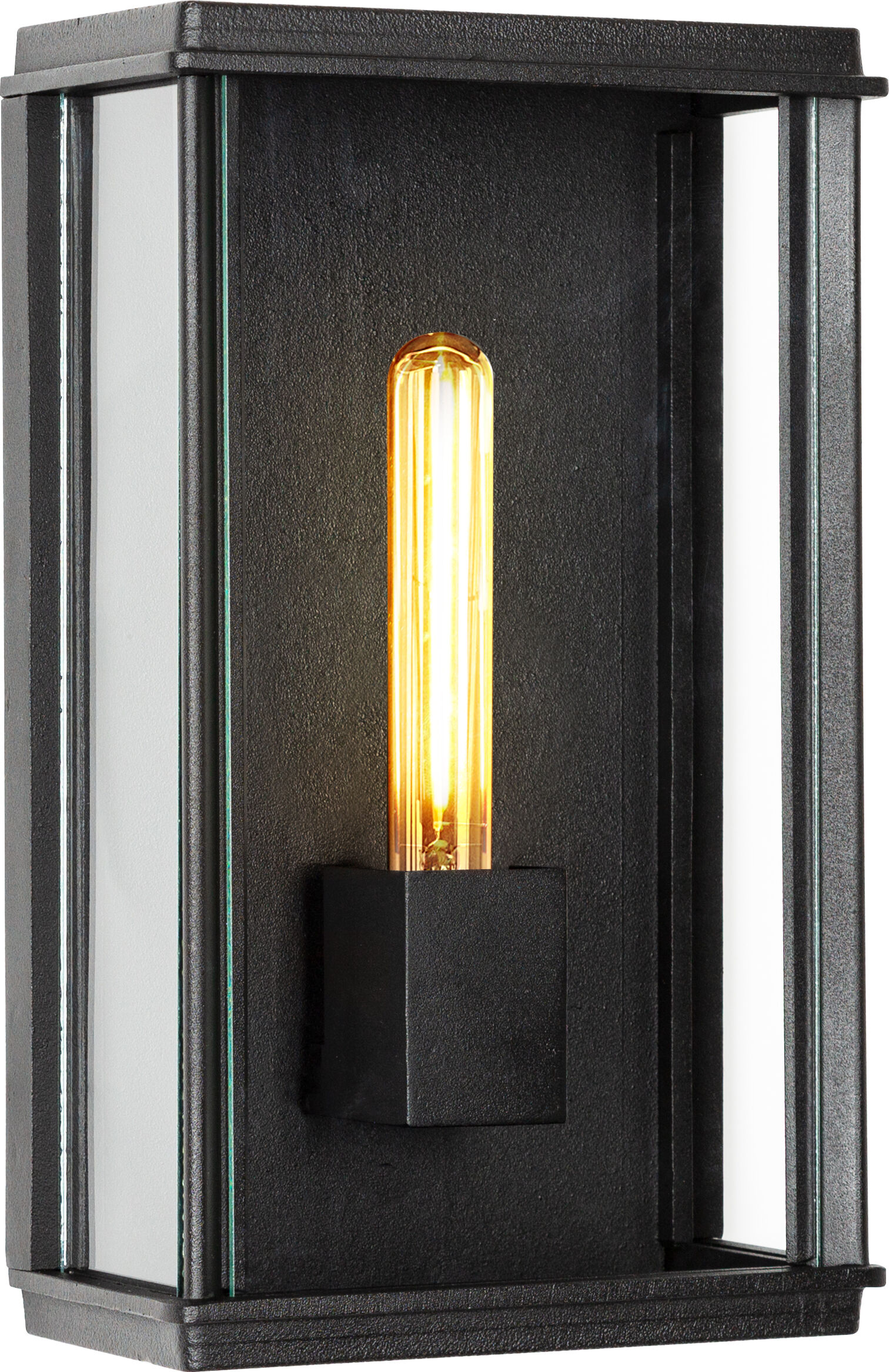 KS Verlichting Capital Muurlamp Vlak Zwart Extra Large