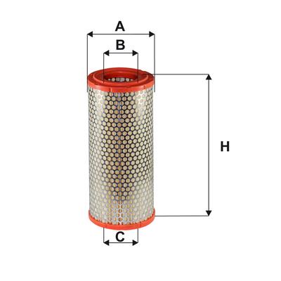 FILTRON Luftfilter ar3507 132mm für STEYR