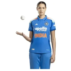 adidas India Cricket Odi Trikot Damen - trublu